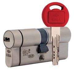 Цилиндр CISA Astral Tekno PRO 70 (35*35) никель матовый 3 ключа