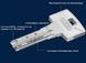 Цилиндр Abus Bravus compact 2000 90 (30x60) ключ-ключ