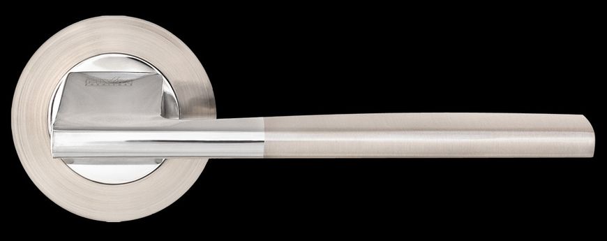Ручки дверные MVM Z 1220 SN/CP матовый никель/хром