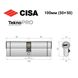 Цилиндр CISA Astral Tekno PRO 100 (50*50) никель матовый