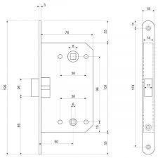 Засувка дверна APECS 5300(UA)-WC-GM