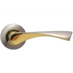Ручка дверная Siba Genoa Z13 0 22 90 (R01) никель матовый/золотое темное