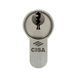 Цилиндр CISA C3000 90 (30*60) никель матовый 3 ключа