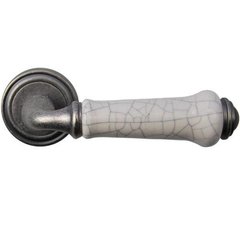 Ручка дверна Siba Lysbon C01 0 84 42 античне срібло/кераміка