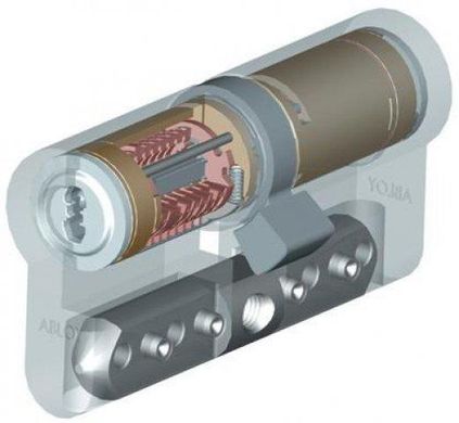 Циліндр Abloy Protec 2 HARD 133 (52х81) Cr загартований ключ-тумблер