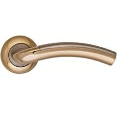 Ручка дверная Siba Bari Z05 0 22 90 никель матовый/золото темное