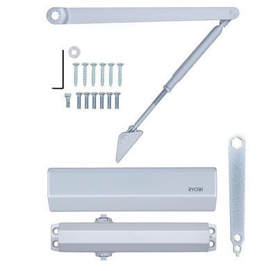 Доводчик RYOBI D-2055V BC STD до 100кг FIRE Серый