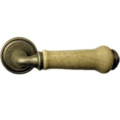 Ручка дверная Siba Lysbon C01 0 82 40 бронза античная/керамика