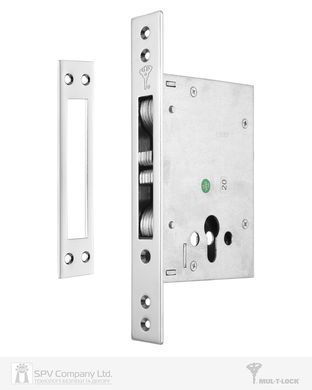 Замок врезной MUL-T-LOCK 1-WAY DIN 352K NC UNIV BS60мм SP