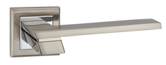 Ручки дверні MVM Z-1324 SN/CP матовий нікель/хром CITY