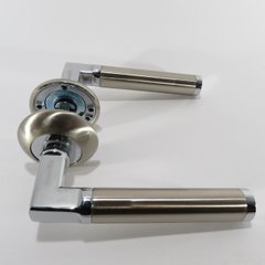 Ручка дверная Armadillo Eridan LD36-1SN/CP-3 матовый никель/хром