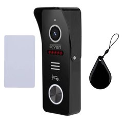 Вызывная панель домофона со встроенным считывателем карт MIFARE SEVEN CP-7503F RFID black