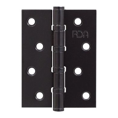 Дверні петлі RDA 100*75*2,5 універсальна чорний матовий