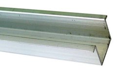 Алюминиевый профиль нижний DS 0,9м EKF для дверной раздвижной системы
