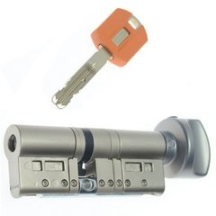 Цилиндр TOKOZ PRO 110 50x60Т (Никель мат.) ключ/тумблер
