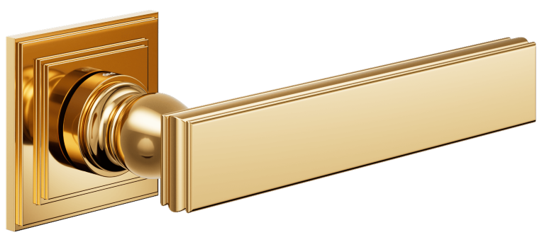 Ручка дверна DND by Martinelli LUCREZIA 02 — античне поліроване золото