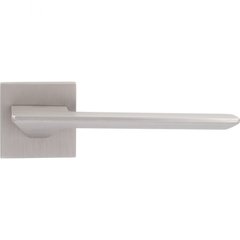 Дверна ручка на розетту RDA HORIZON баршированный матовий нікель, (розетта 6 мм)