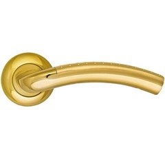 Ручка дверная Siba Bari Z05 0 29 09 латунь матовая/золото полированное