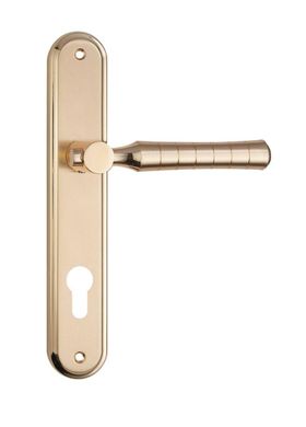 SIBA Ручка дверна PISA на планці PZ - 85 мм мат.темне золото - темне золото (21 11)
