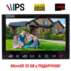 Видеодомофон 7 дюймов SEVEN DP–7575 FHD IPS black