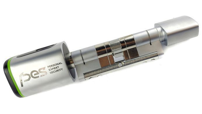 Электронный цилиндр PES Cylinder 2 со сканером отпечатков пальца 100 мм 50/50