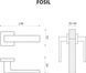 Ручка дверна System FOSIL 124RO11 AL315