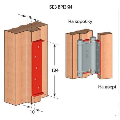 Петля барная с тормозом ALDEGHI LUIGI 101OA125B 125 мм OA античная латунь