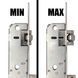 Механизм замка CISA LL 44830.35 бочка (BS35мм, 22 мм) никель матовый