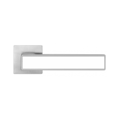 Ручки дверні МВМ A 2015 MC+white матовий хром