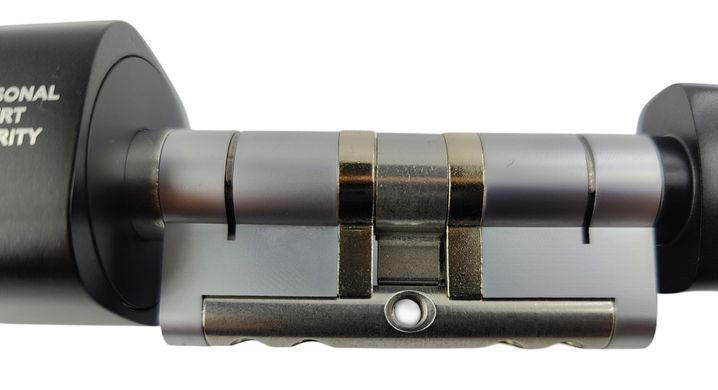 Электронный биометрический цилиндр PES Cylinder 2 черный 70 мм 35/35