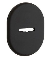 Щиток DISEC KT090 MATRIX OVAL Фарба_чорна N з прихованою шторкою