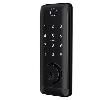 Умный дверной биометрический замок SEVEN LOCK SL-7764BF black