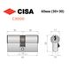 Цилиндр CISA C3000 60 (30*30) никель матовый