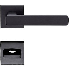 Ручка дверна DND by Martinelli FOLD 02 + накладка під WC чорний