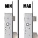 Механизм замка CISA 46215.25 язычок (BS25*85мм, 22 мм) нержавеющая сталь