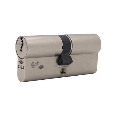Цилиндр CISA C3000 70 (35*35) никель матовый 3 ключа
