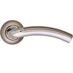 Ручка дверная Siba Bari Z05 0 22 07 никель матовый/ хром