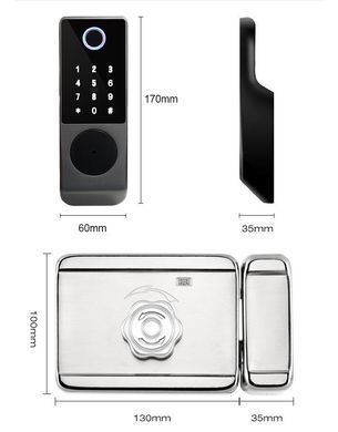 Розумний біометричний замок SEVEN LOCK SL-7770BF