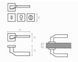 Ручка дверна System SPINAL 120RO11 CBM