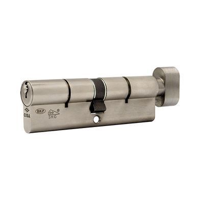 Цилиндр CISA C3000 90T (40*50T) никель матовый 3 ключа