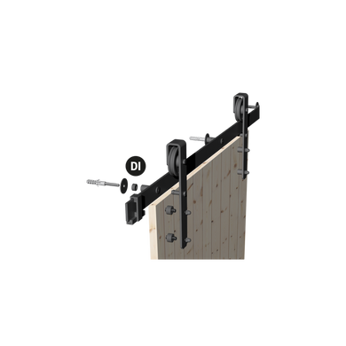 Mantion ROC Design комплект з 5 дистанцирующих втулок для дверей товщиною 42-52 мм