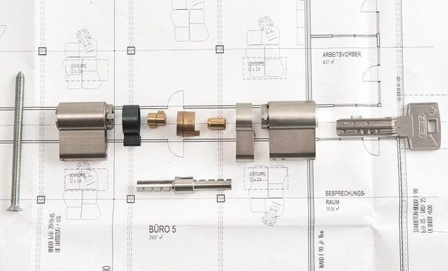 Цилиндр Abus Bravus MX 4000 90 (35x55) ключ-ключ