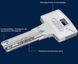 Цилиндр Abus Bravus compact 1000 85 (40x45) ключ-ключ