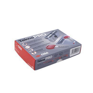 Цилиндр CISA Astral Tekno PRO 90 (35*55) никель матовый 3 ключа