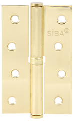 SIBA Завіса стальова 125 мм 1BB полірована латунь BP, ліва