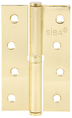 SIBA Завіса сталева 125 мм 1BB полірована латунь BP, ліва