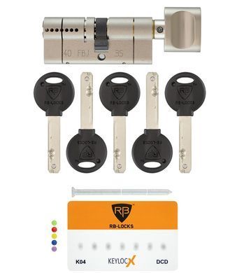Цилиндр RB DIN_KT KEYLOCX 105 NST 45x60T TO_NST CAM30 5KEY RB1 K04 BOX