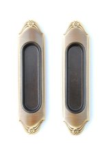 Mandelli Ручки-черепашки м. 1028 для розсувних дверей, комплект - 2шт, бронза MBR