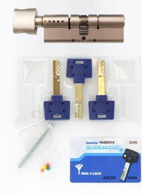 MUL-T-LOCK Циліндр INTERACTIVE 82 (27x55)TNI Кл-пов Нік