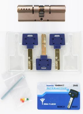 MUL-T-LOCK Циліндр INTERACTIVE 82 (27x55)TNI Кл-пов Нік